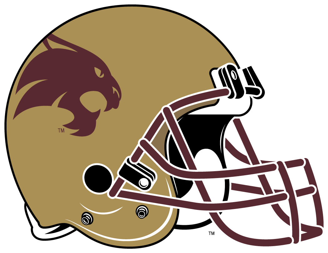 Texas State Bobcats 2003-Pres Helmet Logo iron on transfers for clothing